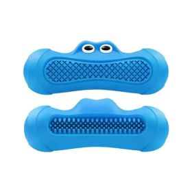 Rubber Crazy Monster Squeaky Toys For Dogs,Toy For Chewers,Non Toxic Chew Toys (Option: Blue)