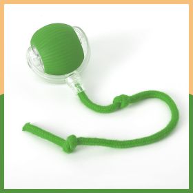Cat Toy Self-Hi Funny Cat Rolling Ball Pets Relief Toy Pet Products (Option: With rope Green)