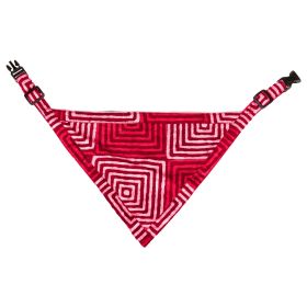 DGS Pet Products Unbugz-It Bandana Large Square Blue 13" x 8" x 0.1" (Color: Square Red, size: large)