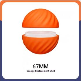 Pet Dog Rubber Ball Toys For Dogs Resistance To Bite Dog Chew Toys Puppy Pets Dogs Training Products (Option: Orange replacement shell 67mm)